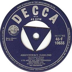 Arrivederci Darling album cover